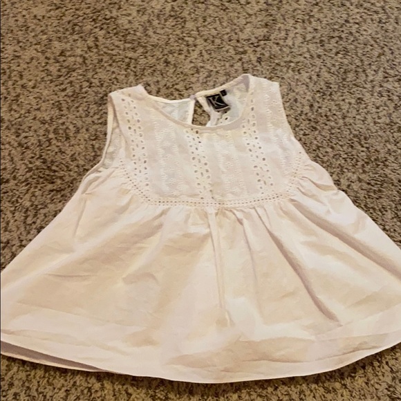 kinnucans white tank top for kids - Picture 1 of 2